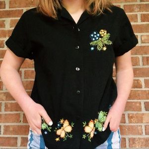 Butterfly Button Down